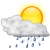 Showers likely Showers likely